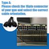 3x8Pin to 16Pin Graphics Card Power Supply 8pin Adapter line PCIE 5.0 line for RTX4090 RTX4080 12VHPWR to 3x8pin 12VHPWR to 3x8pin 90-Degree Elbow view 4