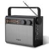 YOWGULF Portable AM FM Radio, Bluetooth Radio with Best Reception,Transistor Radio Plug in Wall or Battery Powered, Radio with Headphone Jack, USB, Aux in, Big Speaker, for Home Outdoor Gift view 1