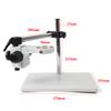 360 Degree Rotation Heavy Duty Boom Large Stereo Microscope Table Stand 76mm Focusing Holder view 2