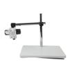 360 Degree Rotation Heavy Duty Boom Large Stereo Microscope Table Stand 76mm Focusing Holder view 4