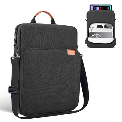 13-14 inch Laptop Carrying Case Bag for MacBook Pro 14 inch M5 M4 M3 A3434 A3112 A3401, MacBook Air 13 M4 M3 A3420 A3113, Water-Resitant Laptop Sleeve with Accessory Pocket, Space Grey