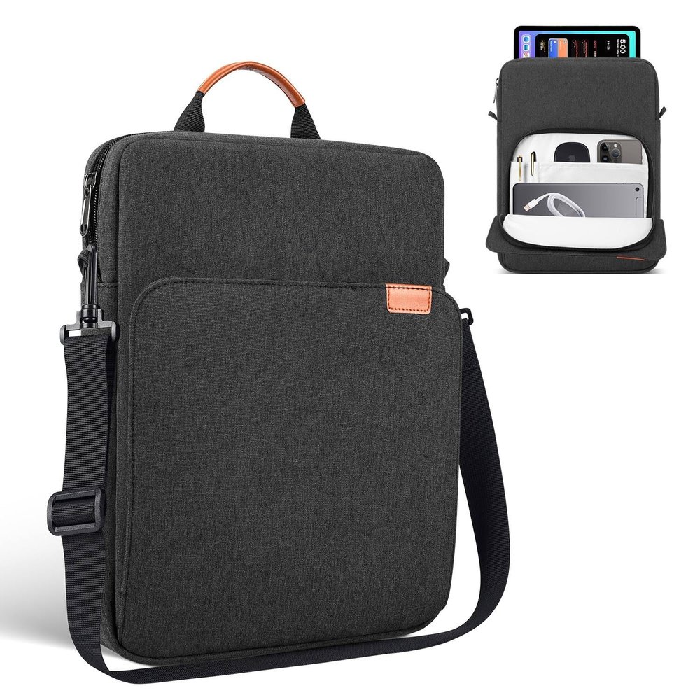 13-14 inch Laptop Carrying Case Bag for MacBook Pro 14 inch M5 M4 M3 A3434 A3112 A3401, MacBook Air 13 M4 M3 A3420 A3113, Water-Resitant Laptop Sleeve with Accessory Pocket, Space Grey