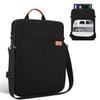 13 inch iPad Sleeve Carrying Bag for 13 inch iPad Pro M5 & Air M2/M3 2025, iPad Pro 12.9, 13.8" Surface Laptop 7th, Padded Trave Tablet Case with Shoulder Strap, Black view 1