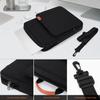 13 inch iPad Sleeve Carrying Bag for 13 inch iPad Pro M5 & Air M2/M3 2025, iPad Pro 12.9, 13.8" Surface Laptop 7th, Padded Trave Tablet Case with Shoulder Strap, Black view 3
