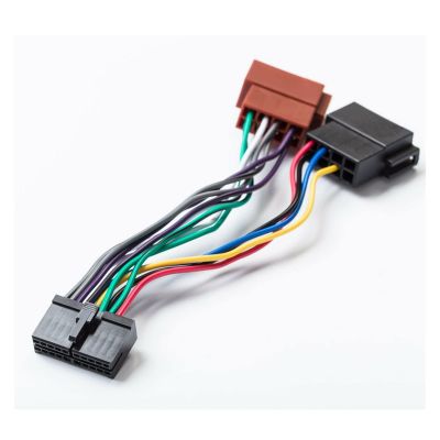 DYYK Car Radio ISO Adapter 20pin Cable Universal Din Connector for AEG Car Stereo Prology Autoradio Audiovox JGC Etc