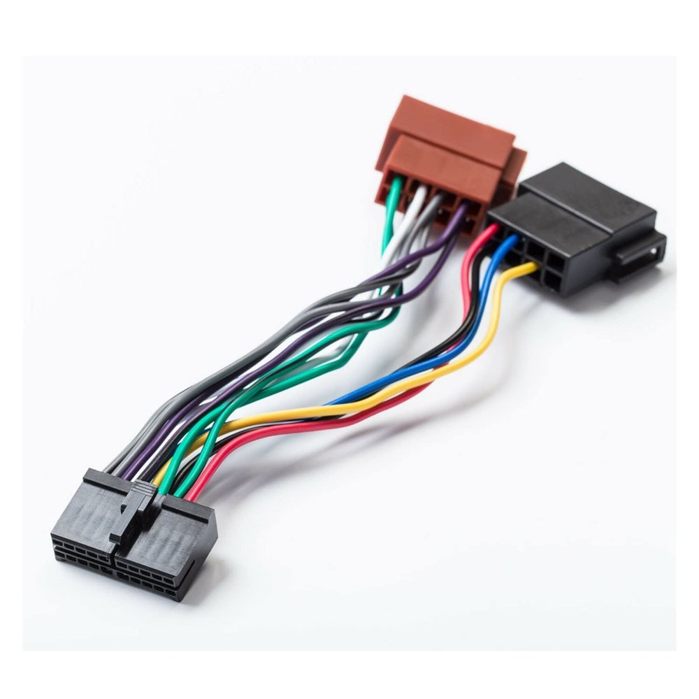 DYYK Car Radio ISO Adapter 20pin Cable Universal Din Connector for AEG Car Stereo Prology Autoradio Audiovox JGC Etc