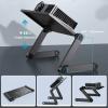 Adjustable Projector Stand - Retractable Floor and Ceiling Mount with Storage Tray for Table Top Support, Raise and Lower Capability view 4