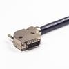 GXMRHWY Right Angle DB25 Male Cable Male Connector to Female Connector with Metal Case 0.15M view 3