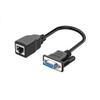 GXMRHWY DB9 Female to RJ45 8P8C Female Extender Modular Adapter Converter Cable 15CM view 1