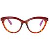 bullabulling Womens Oversized Cateye Reading Glasses Blue Light Computer Glasses Stylish Reader (red, 3, multiplier_x) view 2