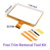 Kixfwpy 8 55pin Touch Screen Digitizer Replacement for GMC MyLink Navigation Radio Replace DJ080PA-01A fit for 2015-2018 Chevrolet Suburban Tahoe Chevy Colorado Silverado GMC Yukon Canyon Sierra view 2
