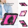 Tablet Protective Case Compatible with Lenovo Tab M8 4th (Gen)8inch (TB300XU) 2023 Heavy Duty Shockproof TPU Case,Protective Cover W Screen Protector 360 Swivel Kickstand+Hand Strap+Shoulder Strap Tab view 3