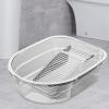 Gazechimp Washboard Basin, Plastic Wash Tub with Washboard, Thickened Hand Wash Board, Cleaning Basin, for Towels Cleaning home cloth Blouses T Shirts, Transparent view 2