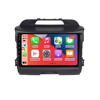 6+128GB 8Core Car Radio Stereo for Kia Sportage 2010 2012 2013 2014 2015 2016 Dash Kit Car GPS Navigation,9" IPS Touch Screen Head Unit with Car-Play & Android Auto,SWC/DSP/FM/Rear View