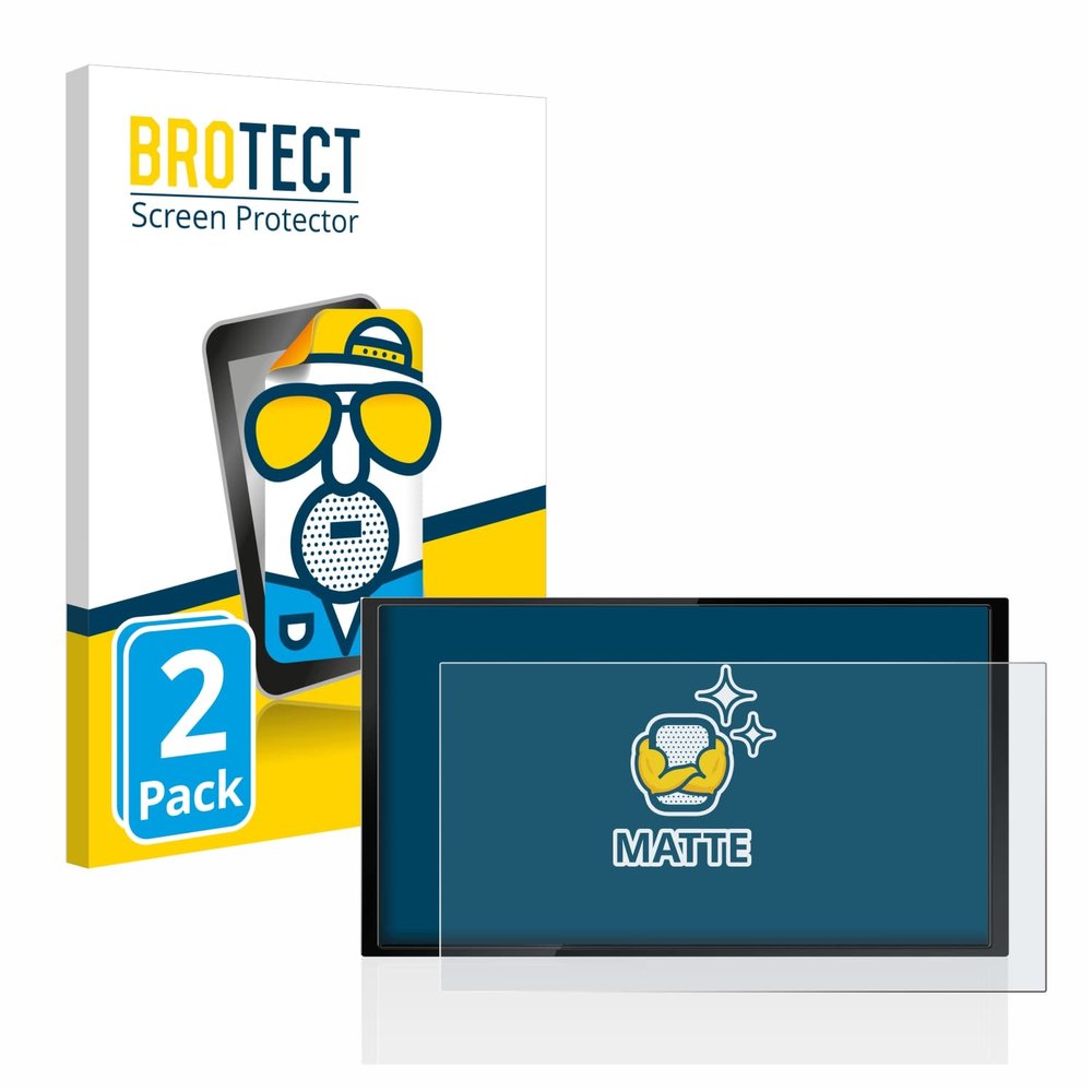 brotect 2-Pack Screen Protector Anti-Glare Compatible with Kenwood DMX 7722DABS Screen Protector Matte, Anti-Fingerprint Protection Film