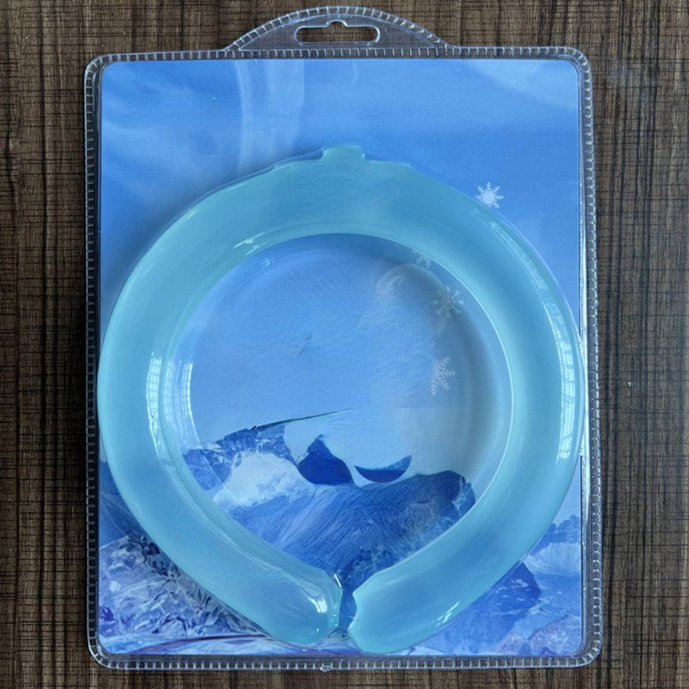 WAKBAT Summer Summer Cooling Artifact Cold Collar Ice Pillow Cooling Gel Sheet Sports Cold Neck Ice Pad Pillow Case Collar Cooling
