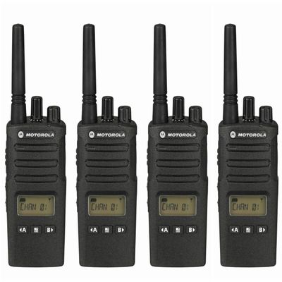 4 x Motorola RMU2080d On-Site 2-Way Business Radio with Display (RMU2080D) - 4 Pack Bundle