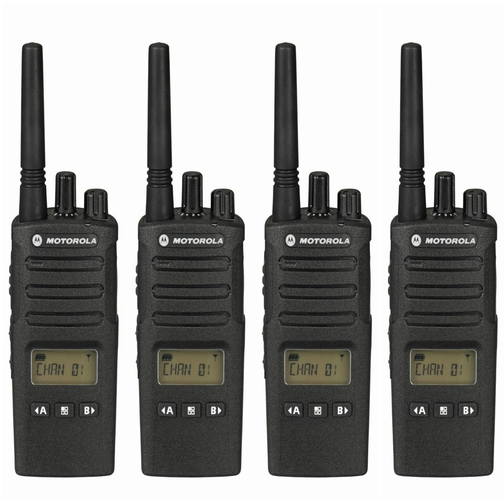 4 x Motorola RMU2080d On-Site 2-Way Business Radio with Display (RMU2080D) - 4 Pack Bundle