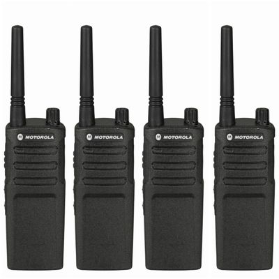 4 x Motorola RMM2050 On-Site 2-Way Radio (RMM2050) - 4 Pack Bundle