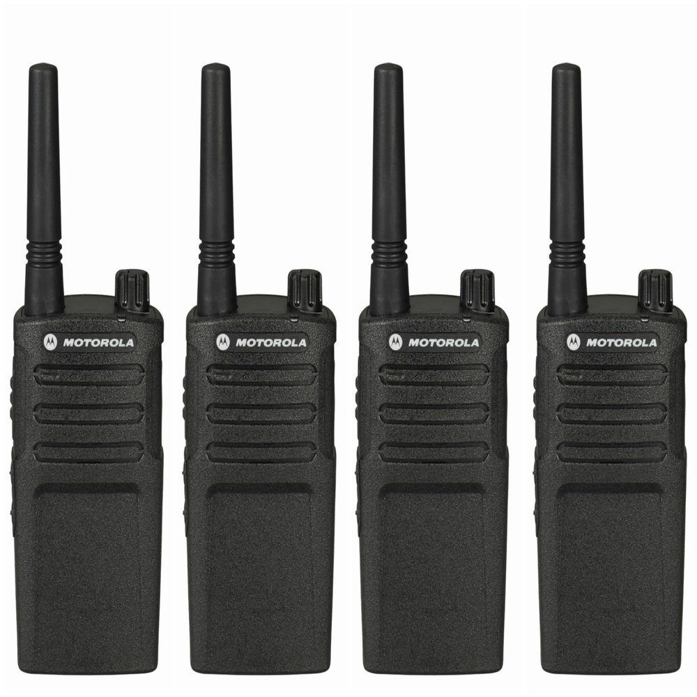 4 x Motorola RMM2050 On-Site 2-Way Radio (RMM2050) - 4 Pack Bundle