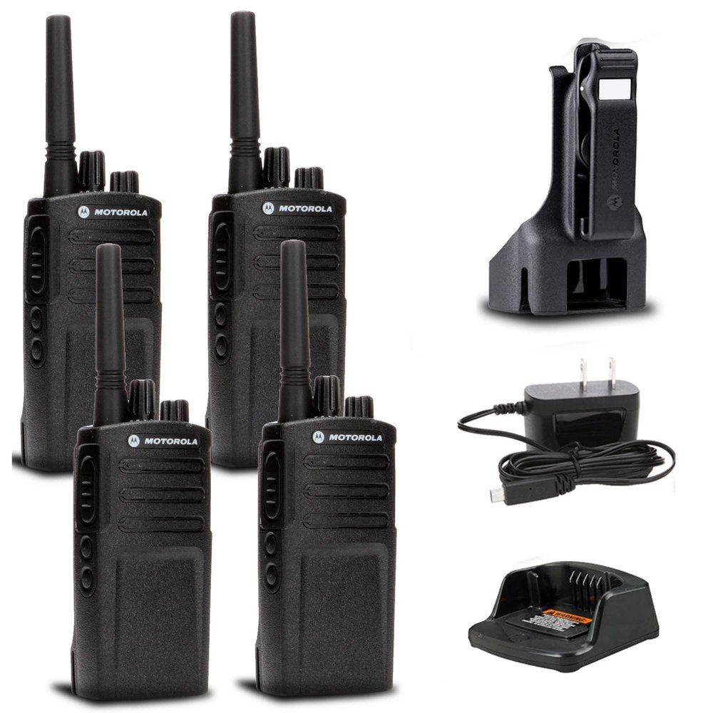 4 x Motorola RMV2080 On-Site 2-Way Business Radio (RMV2080)