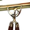 Shiny Brass Finish W/Brown Tripod Anchor Master Sky Watcher Vintage Telescope Maritime Scope Gift view 4