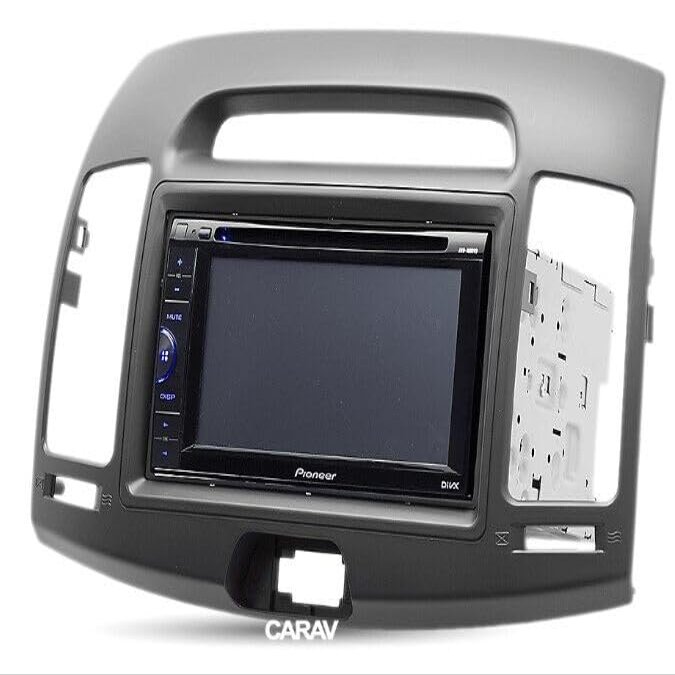 Roco 4x4 Carav in-Dash Car Audio Installation Kit for Head Units 2 Din 173 X 98 Mm 178 X 102 Mm Compatible with Hyundai Elantra (Hd), Avante (Hd) 2006-2010 11-065