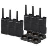 6 x Motorola RMM2050 On-Site 2-Way Radio (RMM2050) - 6 Pack Bundle view 1