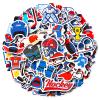 100 Pack Ice Hockey Stickers, Hockey Party Favors Decorations Gifts, Waterproof Stickers for Water Bottle Laptop Computer Phone view 1