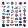 100 Pack Ice Hockey Stickers, Hockey Party Favors Decorations Gifts, Waterproof Stickers for Water Bottle Laptop Computer Phone view 2