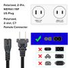 Guy-Tech AC Power Cord for Sony Portable 1-782-401-11 178240111 1-783-878-11 178387811 1-783-878-12 178387812 1-783-878-13 178387813 1-824-515-11 182451511 CD/MP3 Player AM/FM Cassette Radio Boombox view 2