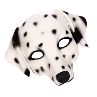 Spotty Dog Mask, Unisex Party Performance Costume Prop for Festival Events