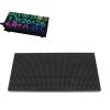 RGB LED Panel 64x32 4mm Pitch Full Color Display, 5V 4A Power LED Panel for RPi HUB75 Interface, Adjustable Brightness LED Dot for DIY Desktop Wall Display, view 1