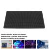 RGB LED Panel 64x32 4mm Pitch Full Color Display, 5V 4A Power LED Panel for RPi HUB75 Interface, Adjustable Brightness LED Dot for DIY Desktop Wall Display, view 3