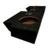 American Sound Connection ASC Compatible with 2019-2025 Jeep Gladiator 2X10JEEP-GLAD Dual 10" Subwoofer Box Enclosure view 2
