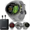Garmin Approach S70 (Gray, 42mm) Golf GPS Watch Bundle - AMOLED Display, Virtual Caddie & PlaysLike Distance - Includes PlayBetter 5000mAH Portable Charger & Screen Protectors view 1