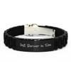 Best Server in Town. Black Glidelock Clasp Bracelet, Server Engraved Bracelet, Fancy Gifts for Server from Coworkers, Appreciation Gifts for Server, Gifts for Server Appreciation, Server Appreciation view 1