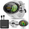 Garmin Approach S70 (White, 42mm) Golf GPS Watch Bundle - AMOLED Display, Virtual Caddie & PlaysLike Distance - Includes PlayBetter 5000mAH Portable Charger & Screen Protectors view 1
