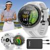 Garmin Approach S70 (White, 42mm) Golf GPS Watch Bundle - AMOLED Display, Virtual Caddie & PlaysLike Distance - Includes PlayBetter 5000mAH Portable Charger & Screen Protectors view 2