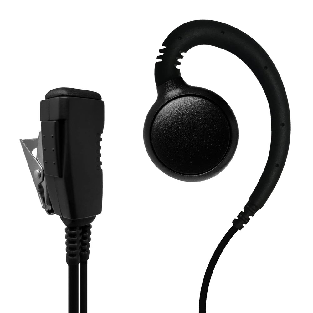 SHEEPDOG MICROPHONES Swivel Earloop Earpiece Microphone, Compatible with Kenwood PKT-23 ProTalk, Commercial-Grade