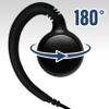 SHEEPDOG MICROPHONES Swivel Earloop Earpiece Microphone, Compatible with Kenwood PKT-23 ProTalk, Commercial-Grade view 3