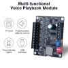 30W Voice Playback Module, PEMENOL DC 9-24V Voice Broadcast Device 9 Trigger Interfaces 8 I/O Trigger Modes MP3 Music Player Support TF Card 32G Max for Speaker Module DIY Kit view 2