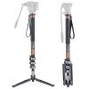 Cayer Carbon Fiber Monopod Leg, 68 Inch Camera Telescopic Video Monopod Tube with Feet, Compatible for DSLR Cameras and Camcorders view 1