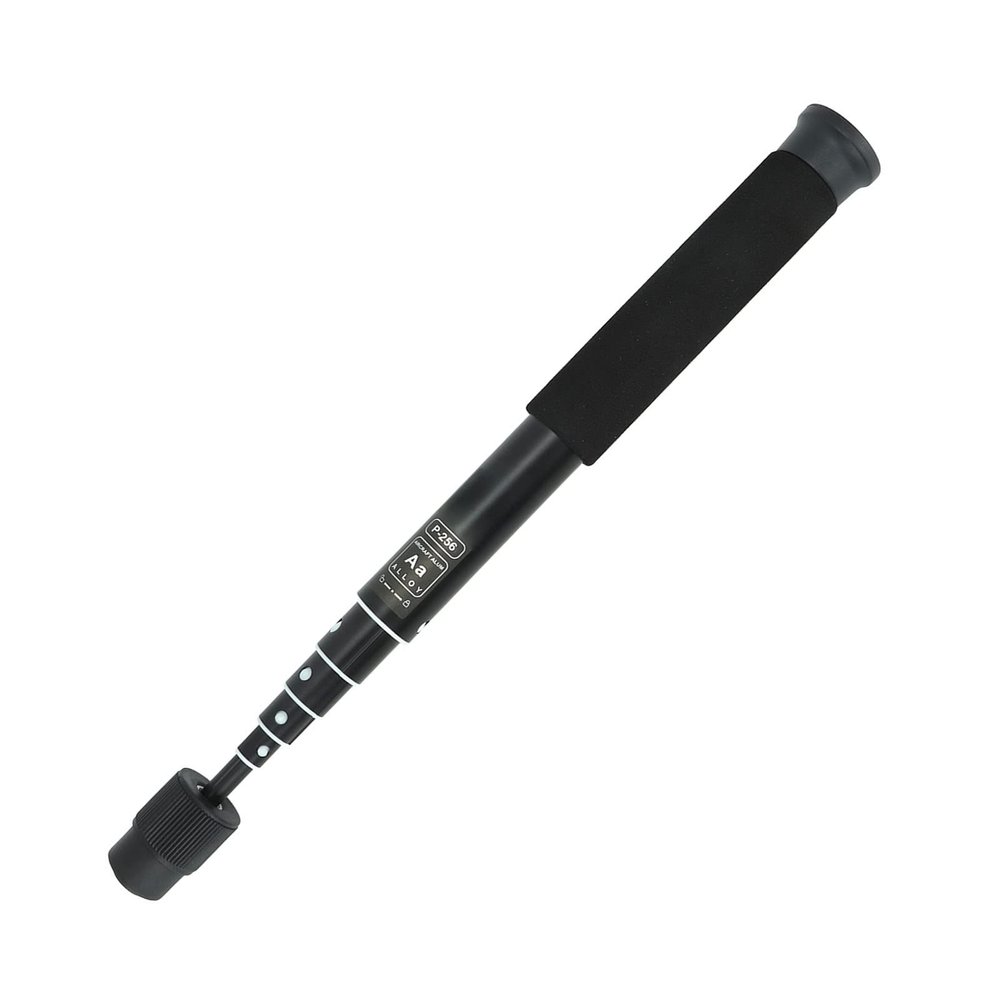 Camera Monopod, 6 Sections 28cm-122cm Telescopic Photography Monopod with Knob Design, Aluminum Alloy Lightweight Camera Pole for Microphones Phones Fill Lights