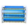 125A 500V Terminal Distribution Box,NS35 Terminal Block Distribution Box Din Rail 4- Single Phase,Transparent Dust Cover Power Junction Box view 3
