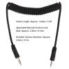 3.5mm to Male Flash Sync Cable, 3.3ft Camera Flashlight Cable Coiled Cord with Screw Lock, No Delay Flashlight Connector Sync Cord for Lecra Flash view 4