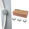 DEZCTOP Magnetic Cable Holder, 3PCS Self-Adhesive Cord Clips Organizer, Multipurpose Cable Management for Home Office Supplies Wire Organizer, Sliver view 1