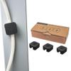 DEZCTOP Magnetic Cable Holder, 3PCS Self-Adhesive Cord Clips Organizer, Multipurpose Cable Management for Home Office Supplies Wire Organizer, Black view 1