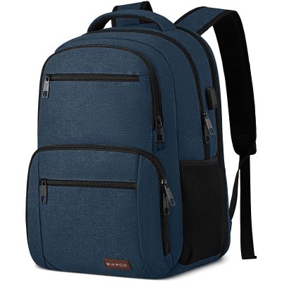 Backpack for Boys Men, School Backpack for Teens Girls, Lightweight Casual High School Bookbag, Daily-use Travel Laptop Backpack with USB Charging Port Fits 15.6 Inch Notebook