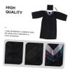 ABOOFAN Science Graduation Gown and Cap Set for College Photography Gray Academic Attire for Graduates s for Heights up to Comfortable and Easy to Wear view 2